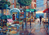 Cobble Hill 1000 Piece Puzzle - Rainy Day Stroll with Sample Poster Included