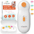 Cherish Baby Care Electric Baby Nail Trimmer, Automatic Safety Stop, BPA-Free, Includes 4 File Pads