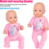 6 Sets Baby Doll Clothes, Fancy Outfit Dress Doll Accessories for 14-16 Inch Baby Dolls, Pjs for 43cm New Born Dolls