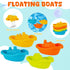 BeneFine 1-3, 16 Set& Baby Bath Toys for Kids Ages PCS Mold Free Bath Toys for Toddlers with Floating Boats,Watering