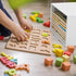 12-Slot 11.7", Sintuff Wooden Puzzle Organizer Rack, Jigsaw Puzzle Holder for Standard Size Puzzles up to Layered