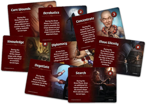 Cartographers: Skills 1 Mini-Expansion - 8 New Skill Cards for Cartographers & Cartographer Heroes