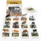 Realistic Animal Figurines Toys, Small Montessori Animal Figures with Flash Cards, Montessori Materials for Toddler