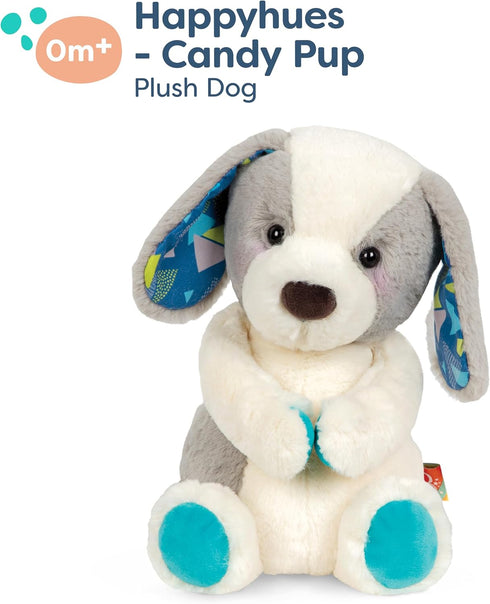 B. toys 12-Inch Plush Dog, Huggable Stuffed Animal Toy, Soft & Cuddly Plush Puppy for Newborns and Kids