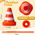 8 Pack 10 oz Set Sawysine Construction Cone Cups with Straws Bulk, Traffic Cones Party Favor Plastic Reusable Kids Race