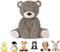Niuniu Daddy 14" | 3.5 Pound Weighted Teddy Bear Stuffed Animal for