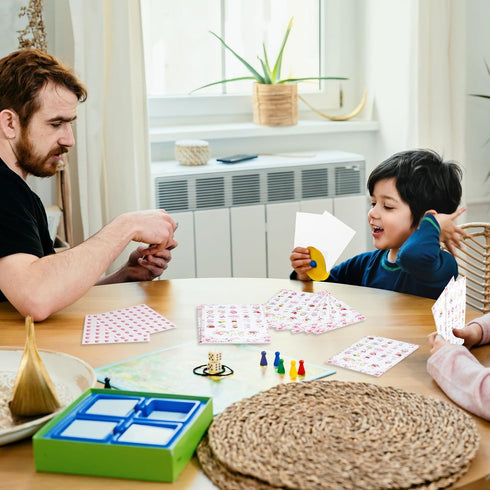 Shappy 35 Pieces Tea Party Bingo Game - 24 Players Floral Cards for Kids Family School Activities