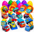 stargo 16 Pack Colorful Prefilled Easter Eggs bulk with toys - Mini Car