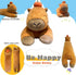 Hofun4U Capybara Plush Pillow, Long Body Stuffed Animal with Persimmon Plush, 47 inch