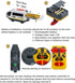 Remote Control Train Track Accessories, Battery Operated Locomotive Toy for Toddlers, Fits All Major Brands Railway