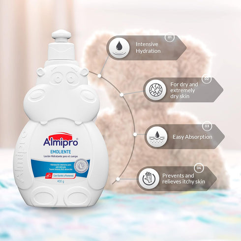 almipro Baby Daily Moisture Lotion, 14 Oz for Soft and Smooth Skin