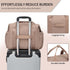 Fwkekye Diaper Bag Tote, Crossbody Large Travel Baby Bag for boys & Girls with Changing Pad & Pacifier Case, Brown