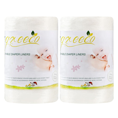 wegreeco Cloth Diaper Liners - Unscented Diaper Liners, Fragance Free Cloth Diapers