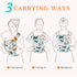 Backpack 14 25 inch Vollence Baby Doll Carrier Front and Back Doll Carrier for to Dolls
