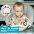 3 Pcs Long Sleeved Bib Set | Baby Waterproof Bibs with Pocket Bundle for Toddler, 6-24 Months