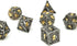 DND Dice Set, Metal Polyhedral Dice Gift for Role Playing, D20 Hollow Dice Set for DND RPG MTG Table Games