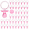 72 Pcs Baby Shower Pacifiers, 2.75 Plastic Pacifiers for Baby Shower Game,