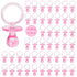 72 Pcs Baby Shower Pacifiers, 2.75 Plastic Pacifiers for Baby Shower Game,