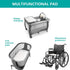 Changing Pad Liners Waterproof (3 Count) - Flannel Portable & Durable Diaper Pads, White