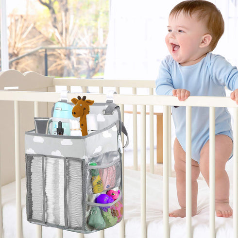 jocabo Diaper Caddy Hanging Diaper Caddy Organizer, Hanging Nursery Nappy Organiser Diaper Holder Caddy Stacker
