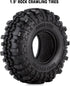INJORA RC Tires 1.9inch 4Pcs RC Rubber Tyre Set Wheel Tires for 1:10 RC Crawler Axial SCX10 90046 SCX10 III AXI03007 Tamiya CC01 D90 D110