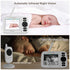 Baby Monitor with Camera and Audio, 3.2'' IPS Portable Monitor, 1000ft Long Range, Infrared Night Vision