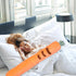 SUPVOX Carrot Shaped Cervical Support Pillow Versatile Leg Roll Cushion for Pregnancy Back and Neck Support Removable