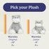 warmies Junior Microwavable & Weighted Stuffed Animals, Cat - Heated Stuffed Animal Plushie for Warmth & Comfort - Cute