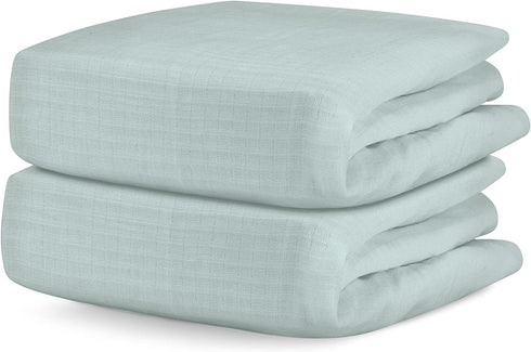 Newton Baby Fitted Crib Sheet (2-Pack) - Ultra Breathable and Soft, Organic