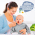 4 Pack 6-36 JaGely Long Sleeve Bibs Baby Smock Waterproof Sleeved Bids with Food Catcher for Baby Eating Feeding Ages