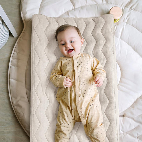 Cotton Quilted Changing Pad Cover for Babies