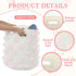 Sunnymove 17.5" 20.8" Pink D x H Pom Pom Basket Bin Large Cotton Canvas Laundry Hamper Baby Girl Laundry Basket