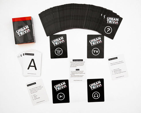 Urban Trivia - Black Card Game for The Culture! Fun Trivia on Black TV, Movies, Music, Sports, & Growing Up Black!