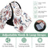 Dalzium Watercolor Ethnic Boho Floral Dreamcatchers Car Seat Cover Baby, Carseat Canopy Cover for Girl Boy, Breathable