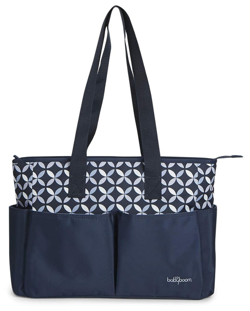 Baby Boom 4Piece Set, Ivy Tote Diaper Bag Navy, One Size