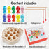 Magnetic Wooden Fishing Game Toys, Toddler Montessori Puzzle for Boys Girls Ages 3+, Educational Activities