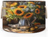 Bouquet of Sunflower Round Baby Gift Baskets,Sunflower Round Decorative Storage Box Canvas