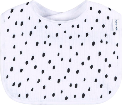 Gerber Unisex 8 Pack Baby Muslin Drooling Bibs