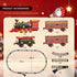 Xelabrion Set 3-5 4-7, Set Set 3 4 5 6 Train for Kids Classic Electric Train Toys with Locomotive Engine, Lights