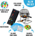 Set 8 Inch 75 50 Regal Bingo Deluxe Game for Adults and Kids - Includes Wheel Cage, Balls, Master Board, Cards