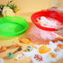 Set Bundle-4Pack(8.75x 9.75in) Sand Sifters Sieve for The Beach Sand Toys (Red, Blue, Yellow & Green) Complete Gift