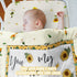 3 Set Mixweer Pcs Sunflower Bee Baby Crib Bedding Baby Girl Yellow Crib Sheets You Are My Sunshine Toddle Sheets Yellow
