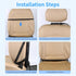 Viaviat 2 Pack 2 2-Pack) Car Seat Protector Large Kick Mat Durable Water Resistant Auto Seat Back Covers with Mesh