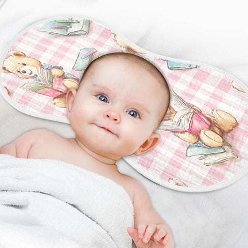 YEGAME Set 1 11 22 Inch Muslin Baby Burp Cloths of - Cute Bear Super Absorbent Cotton Burping Rags Soft Baby Washcloths