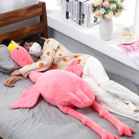 Large Flamingo Stuffed Animal - Giant Plush Flamingo Toy, Christmas in July Gift for Boys and Girls Birthday Gifts