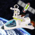 Space Rocket Shuttle Toy Set - Spacecraft Airplane Toys with Lights, Sound & Astronaut Figures for Kids