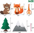 Set Set 8 9 10 11 12 CiyvoLyeen Woodland Animals Craft Kit Kids DIY Crafting and Sewing Woodland Animals Felt Plushie