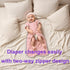 2-Pack, 100% 2-Way 6-9 Swaddling Sleep Sack Cotton Newborn Wearable Blanket, Arms Up Design with Zipper, Transitioning