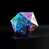 Set Set Iridescent DND Dice with Glowing LED Display Box Sharp Edge Polyhedral Dice with Mesmerizing Finish | Bonus