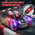 SOGAWEBB 4-7, 2.4Ghz 4 5 6 7 8 Remote Control Cars for Boys Rechargeable RC Stunt Car with Cool Lights Toys Gift